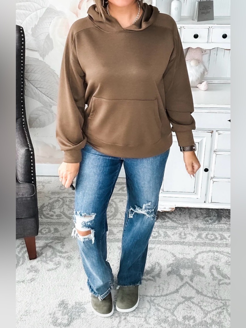 Dear Scarlett Sage Hoodie